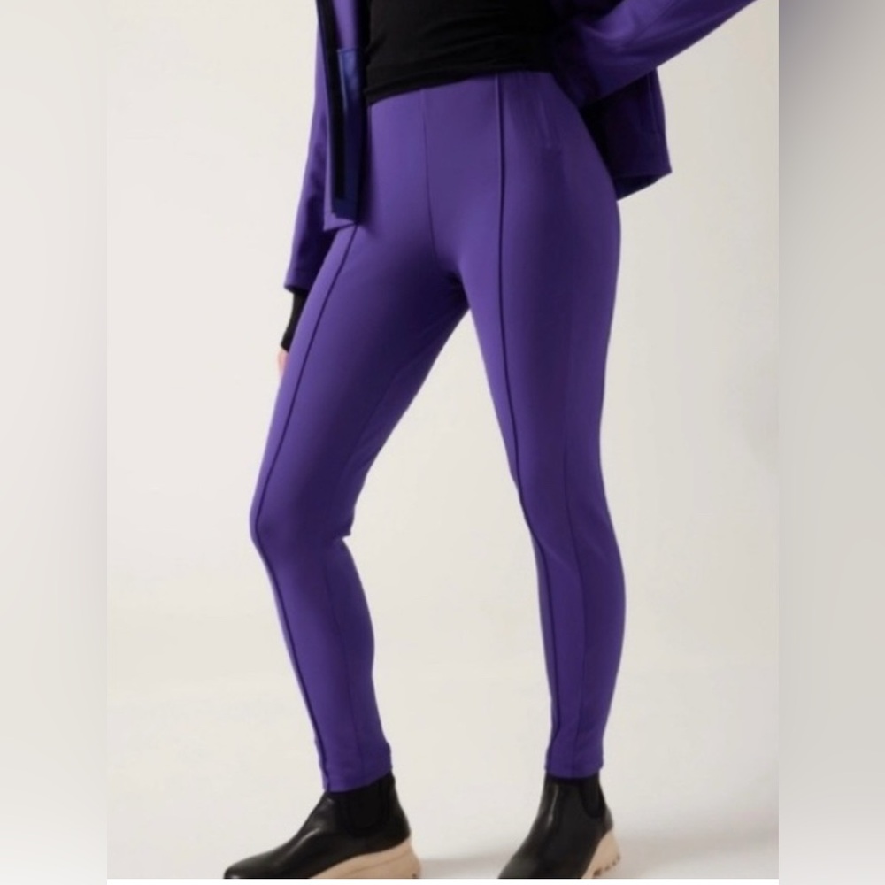 Athleta Purple Glacier Snow Pants